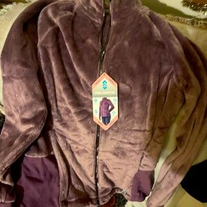 Free Country Ladies Small PLUSH BUTTER PILE JACKET